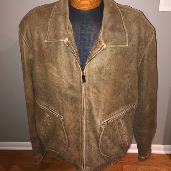izod leather jacket